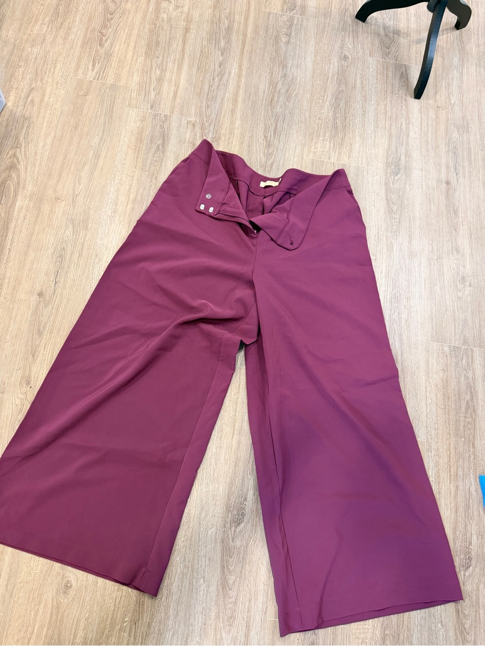 Fashion to Figure Wide-Leg Pants in Plum Wine